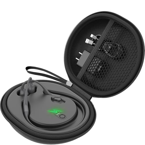 Charging Case Compatible with Shokz Headphones FEFAIA 3 in 1 Wireless Fast Charging Station Built in 2000mAh Magnetic Charger Stand Dock Cord Charging Cable for Aftershokz Aeropex AS800/S803