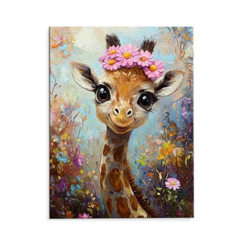 G fW^G L̉ LbgŃyCguVƃANG̋, l̎q̂߂̃Mtg Paint by Numbers h DIY ɂAN ʊGCeA rO 35x50cm (t[X) p-107