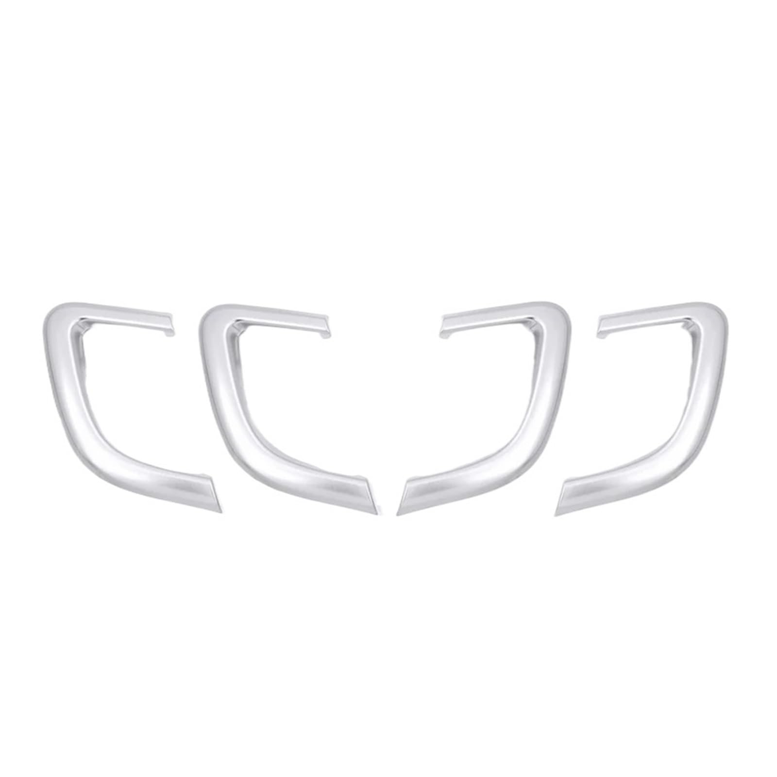 THXZINGLWG 4Pcs ABS Silver Car Interior Door Pull Handle Cover Trim Replacement Compatible for Land Rover Discovery Sport 2015-2019 Auto Accessories(Silver)