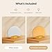 HOUSBAY Sunrise Alarm Clock Sound Machine, Wake Up Light- Soothing Sleep Sounds, Gentle Sunrise Alarm, Dimmable Night Light, Digital Clock & White Noise for Sleeping, Bedroom (Full Wooden Tone)