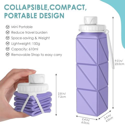 SPECIAL-MADE-Collapsible-Water-Bottles-Cups-Leakproof-Valve-Reusable-BPA-Free-Silicone-Foldable-Travel-Water-Bottle-Cup-for-Gym-Camping-Hiking-Travel-Sports-Lightweight-Durable
