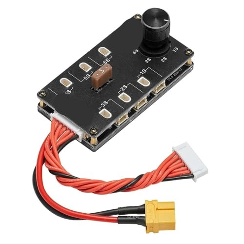 Carte d'équilibre 1S LIPO 6 ports avec entrée XT60 pour chargeur de drone FPV