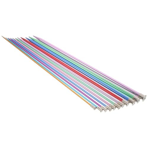 Agujas de tejer de aluminio antienganches para tejer con fluidez y comodidad