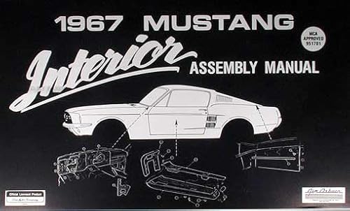 1967 Ford Mustang Chassis Assembly Manual Reprint