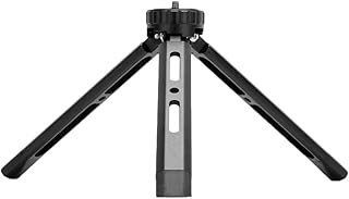 UKCOCO Camera Tripod Travel Camera Smartphone Stand Camera Outdoor Tripod Mount Holder Foldable Mini Tripod Tabletop Phone Tripod Black Foldable Tripod Aluminum Alloy Tripod Adjustable