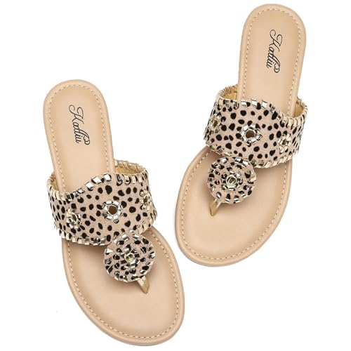 katliu Damen Flip Flops Sommer Elegante Zehentrenner aus Leichtmaterial für Strand Freizeit Bequeme sandalen mit Weich 4...