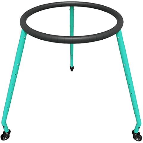 Ultraverse Roller Skate Trainer, Skating Learning Aid & Support with Adjustable Height for Teens and Kids, Boys or Girls, Learn Balance on Inline Skates for Beginners - Matte Turquoise Cover