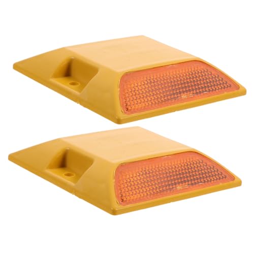 Cabilock 2 piezas marcadores reflectantes para camino miniatura 1