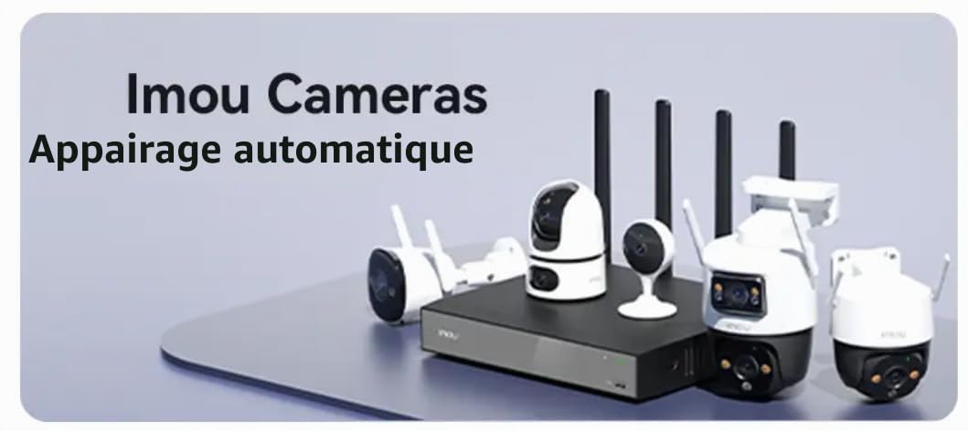 Enregistreur N110W NVR 10 canaux Wi-Fi 6. Disque dur jusqu'à 16 To 4K - 90 Mbps - Sortie vidéo HDMI et VGA. H.265. Portée Wi-Fi jusqu'à 100 m - NVR-N110W-8A0E-P