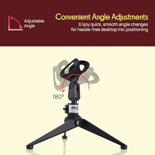 Pyle Adjustable Desktop Tripod Microphone Stand - image 6