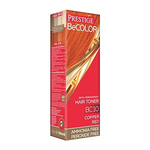 VIPs Prestige Becolor Tint Semi Permanent Colour BC10 Red Copper, No Ammonia No Peroxide Cover