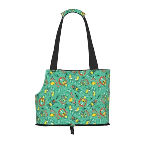 Kuilepa Funny Animals in Jungle Print Dog Carrier for ...