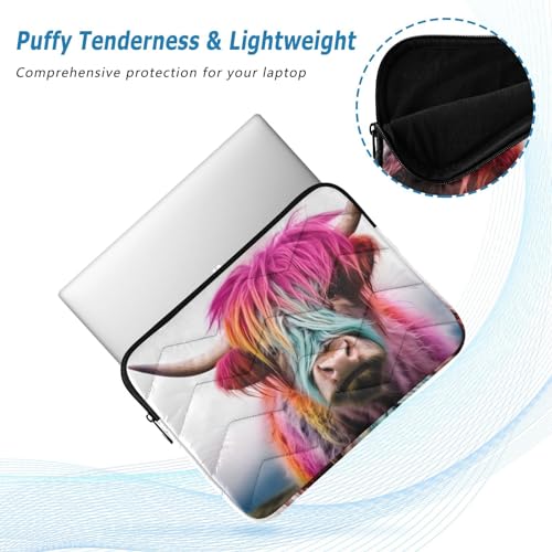 Funda para portátil colorida Highland Cow para 13-14 pulgadas miniatura 5
