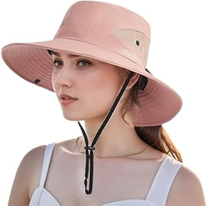 Sun Hats Women UV-Sheild-Protection Packable with Ponytail Hole…