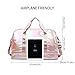 Gym Bag for Women, Fashion Travel Duffel Bag, Weekender Overnight Bag with Wet Pocket & Shoes Compartment for Women, Travel, Gym, Yoga