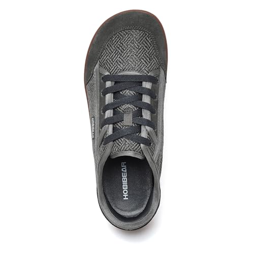 Image of HOBIBEAR Barefoot Shoes for Women Men Zero Drop Sole Wide Toe Box Walking Sneakers
