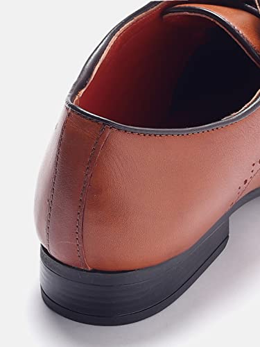 Image of Gabicci Cameron Leather Lace-up Formal Shoes for Men|1202|