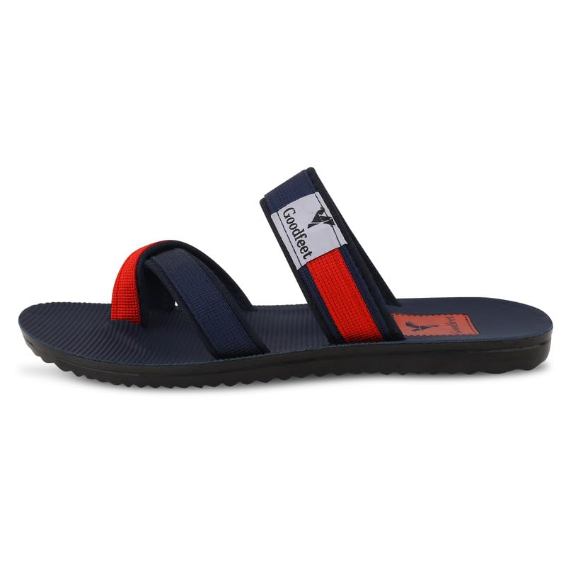 Image of Men's Slippers | Stylish & Comfortable Flip-Flop Slippers for Men | PU Material | Slip Resistant | Durable & Lightweight One Toe Slipper for Man | Chappal for Daily Use (GF-6001)