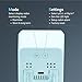 Ecosense EB100 EcoBlu, Home Radon Detector, Capture & Display Results Every 10 Minutes, Short & Long-Term Continuous Monitoring, Easy to Use