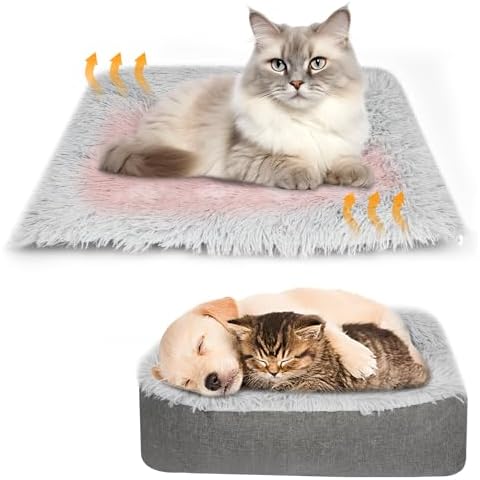 Dittybuy 2-in-1 Self Warming Cat Bed Cover