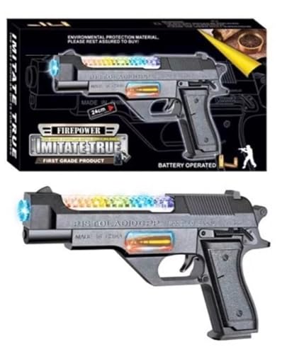 Mini Toy Gun/Pistol Toy for Boys with Music & Sound Effect, Safe ...