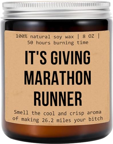 Marathon Runner Candle Decoration Gift