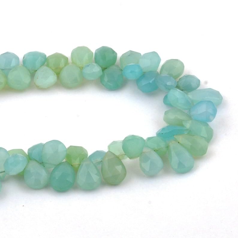 Onyx bleu naturel perles lisses pour réparer et personnaliser vos colliers