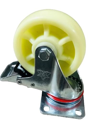 Aliza industries heavy duty PP castor wheel 4 inch (Swivel w...