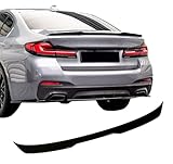 BDBO Rear Spoiler for BMW 5 Series G30 / F90 M5 520i 530i 540i Sedan 2017-2023 Trunk Spoiler Wing Trunk Tail Rear Trunk Lid,Glossy Black Performance - PRO Style
