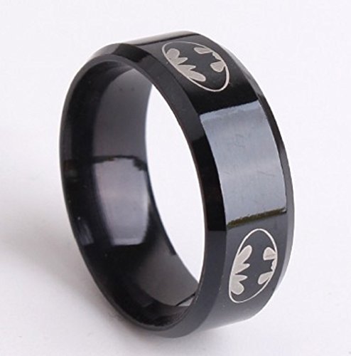 Wicked Good Deals Batman Classic Logo Stainless Steel Ring
