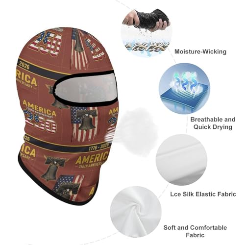 Balaclava para Mujeres y Hombres Adultos, Máscara Facial Antiviento y Antipolvo, Protección Solar y Cubrecabeza con Cuello, Gaiter Elástico miniatura 3