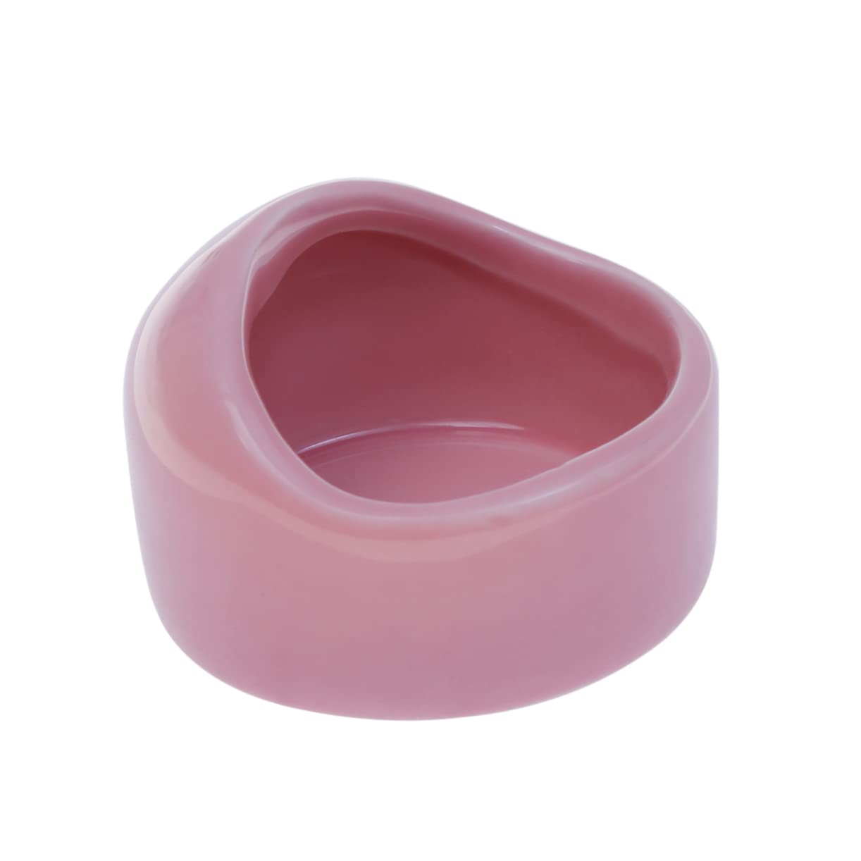 BESPORTBLE Hamster Feeding Bowl Chew Resistant Ceramic Food Dish for Hamsters Gerbils Mice and Small Pets for Dry Fresh Food Pink