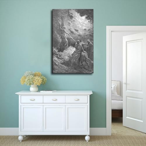 Impression sur toile décoration murale bureau tableau Gustave Doré
