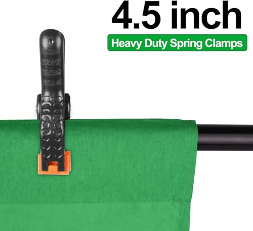 Image of EMART 10 X 12ft Green Screen Backdrop, Chromakey Photo Backdrop Seamless Muslin Cloth Fabric for Recording, Photography Studio, Steaming, Zoom Meeting