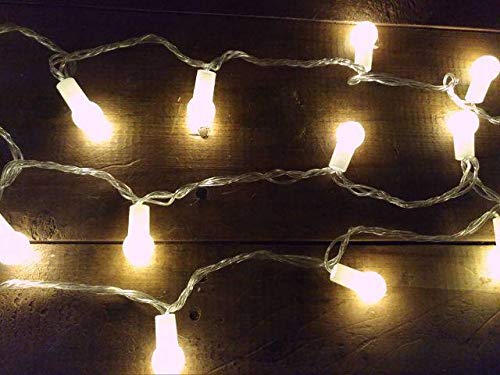 Cordão Pisca 40 Leds Bolinhas Branco Quente 220v
