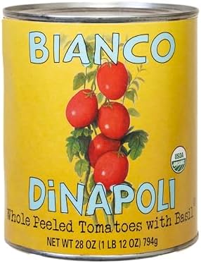 Bianco Dinapoli, Whole Peeled Tomatoes Organic, 28 Ounce