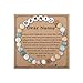 Sisadodo Nanny ChristmasGifts for Grandma Natural Stone Bracelet for Women Nana Grandma Birthday Gift from Granddaughter Grandson To My Nanny Bead Bracelets for Nana I Love You Gifts for Gigi