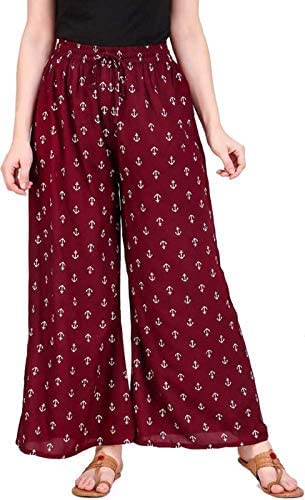 Gurara Fashion Women's and Girls Cotton Reyon Regular Fit Palazzo Pants --picture-26