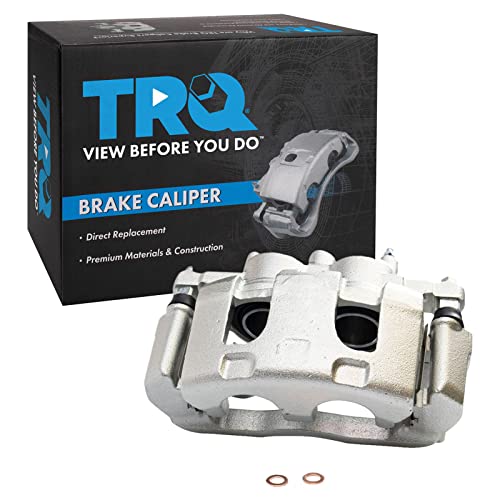 Image of TRQ Front Left Brake Caliper w /Bracket Drivers Side | For 2008-2009 Buick LaCrosse 2006-2011 Lucerne Cadillac DTS 2014-2016 Chevrolet Impala Limited