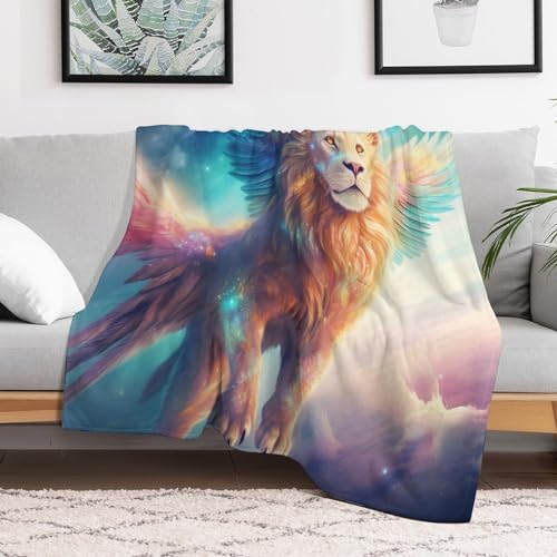 Manta suave de leon para cama infantil y sofa transpirable 3