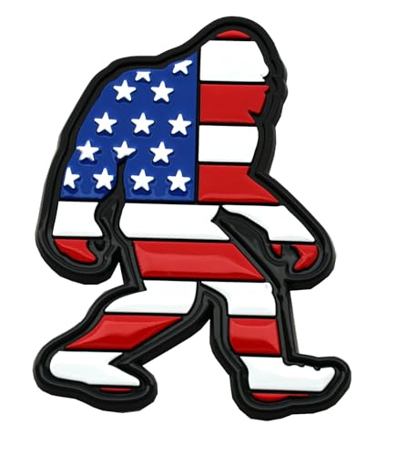 Emblema de Sasquatch americano para camioneta y coche, accesorio universal de aventura