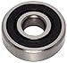 Peer Bearing 9502H-C3 6200 Series Radial Bearings, C3 Fit, 15.875 mm ID, 34.93 mm OD, 11 mm Width, Double Seal