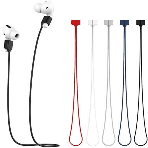 5 Pack Magnetic Anti-Lost Straps for AirPods,Ultra Strong Magnetic AirPods Strap Anti-Lost Neck Rope
