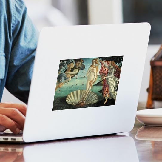 CafePress Sandro Botticelli's The Birth of Venus Sticker Rectangle Bumper Sticker Car Decal