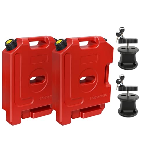 GAMINA KAVISI 2.2-gallon storage container, Transfer Tank,Storage Container fit for Most Cars (2PC-Lock),Equipped with an additional sealing ring.