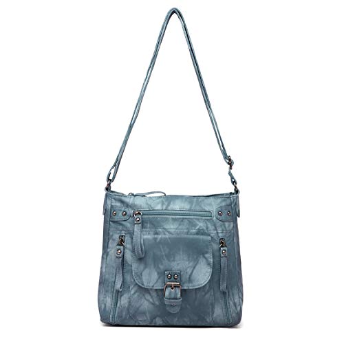 Image of Angel Kiss Crossbody Bags Shoulder Bags and Handbags for Women Multi Pocket Daily Soft Hobo Purses Medium Size
