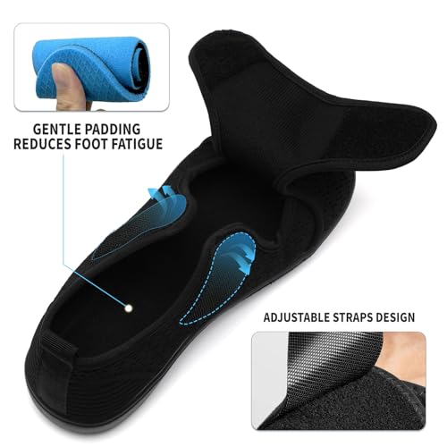 Womens Wide Diabetic Shoes Lightweight Adjustable Walking Barefoot Breathable Sneakers for Wide Width Arthritis Edema Orthopedic Shoe Zapatos para Mujer3