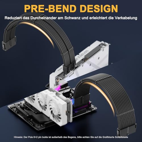 Rallonge de câble ATX EPS PCIE kit d'extension pour alimentation PC