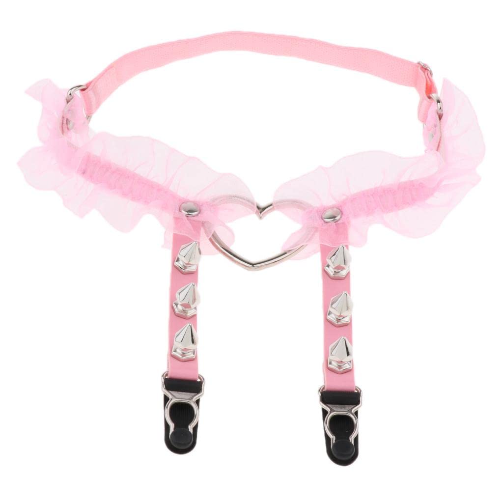 Womens Heart Decor Sexy Garters Adjustable Leg Strap Garters Suspenders Pink | Garter Belts | Intimates & Sleep | Womens Clothing | Clothing, Shoes & Accessories