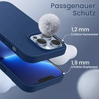 JETech Silikon Hülle für iPhone 13 Pro Max, Kobaltblau – Ansicht 5